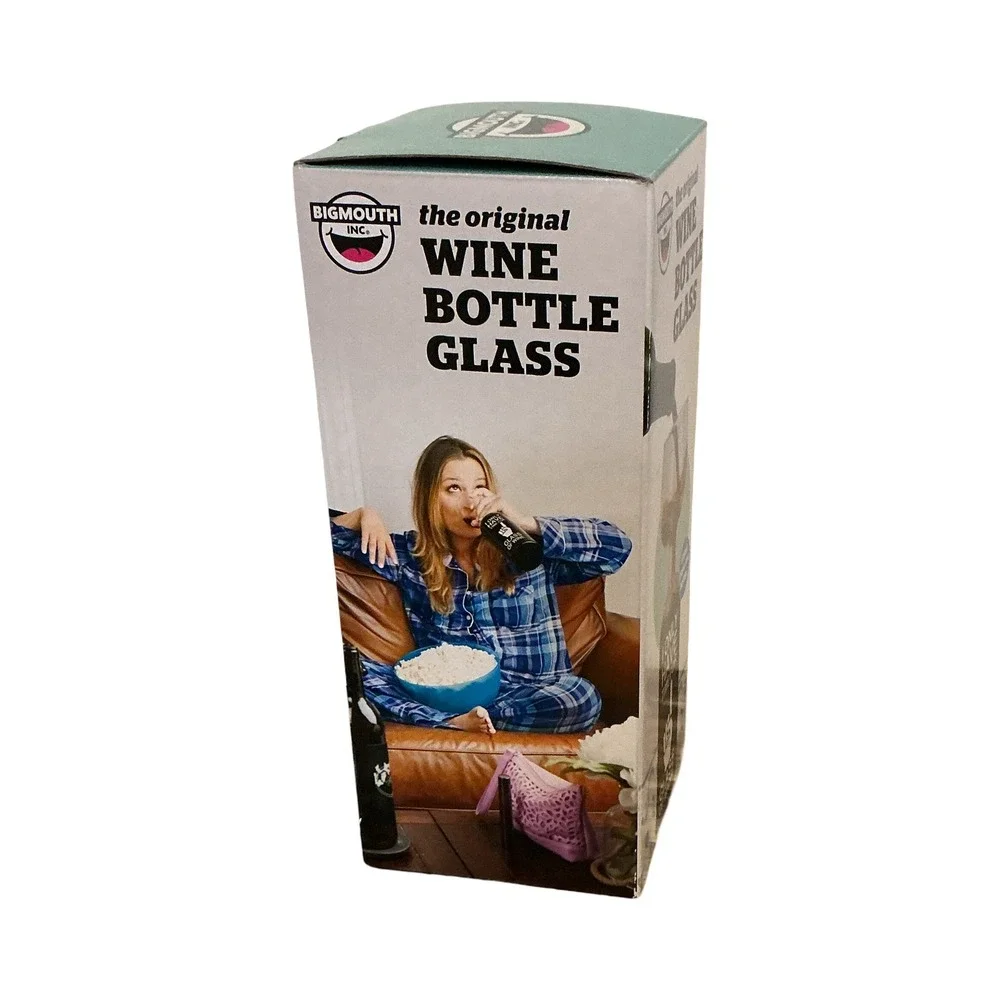 BigMouth Inc Original Wine Bottle Glass I Only Have Time For 1 Glass of Wine 750